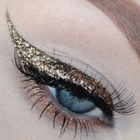 Delineado com Glitter